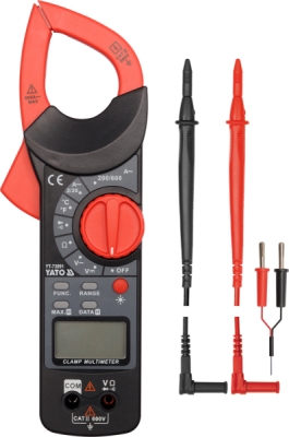 YATO YT-73091 digitalt tangamperemeter med testkabler