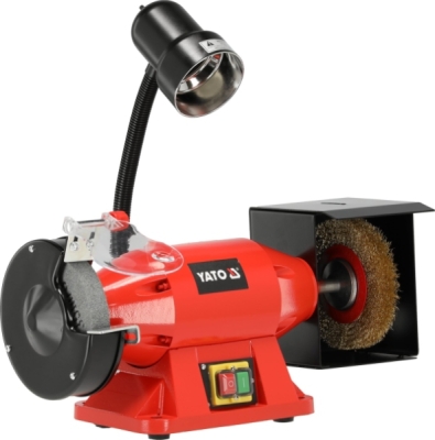 Bænksliber 520 W med arbejdslys – 150 mm