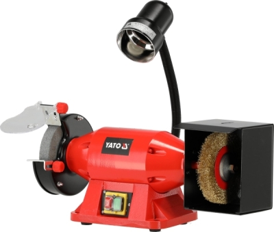 Bænksliber 520 W med arbejdslys – 150 mm