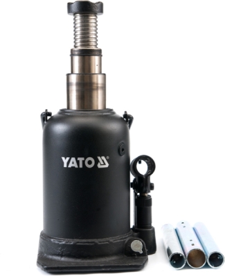 YATO teleskopisk hydraulisk flaskedonkraft 10 ton – 208-523 mm