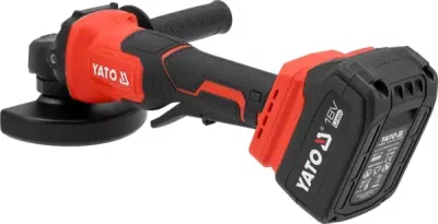 YATO YT-828254 18 V akku-vinkelsliber med hastighedsregulering – 125 mm, 4,0 Ah