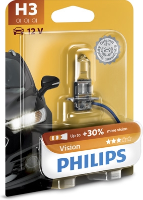 Vision H3 halogenpære 12 V 55 W PK22s