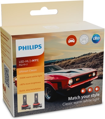 Philips Ultinon Classic LED-HL H11 12 V 20 W – 3500 K