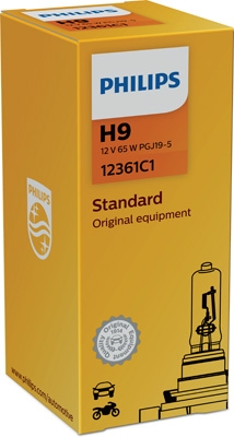 H9 halogenpære 12 V 65 W PGJ19-5