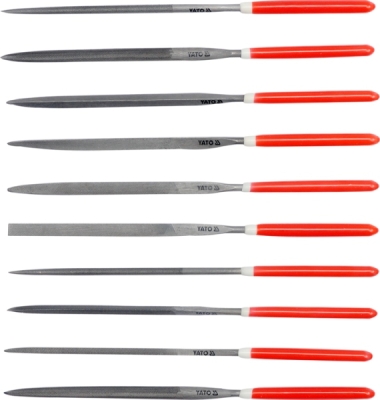Nålefilesæt – 10 dele, 160 mm