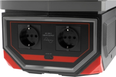 Bærbar strømstation med UPS – 1200 W / 917 Wh