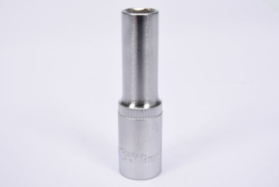 Lang 3/8-tommes sekskanttop – 9 mm