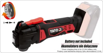 18 V akku-multiværktøj med tilbehør – uden batteri og lader