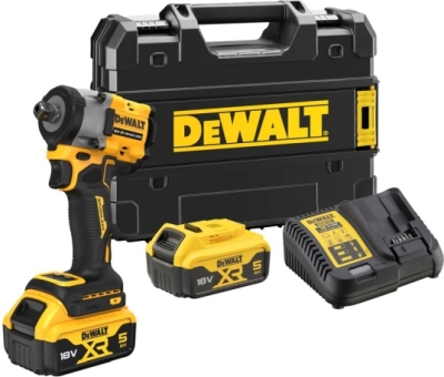 DeWalt DCF922P2T XR 18V kompakt 1/2" slagnøgle – 2 x 5,0 Ah