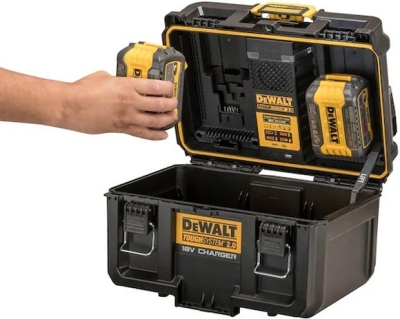 TOUGHSYSTEM 2.0 transportkasse med dobbelt 4 A-lader