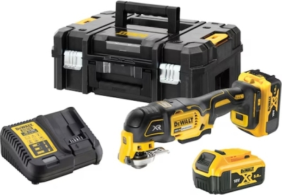 DeWalt DCS356P2-QW 18 V XR oscillerende multiværktøj med 2 × 5,0 Ah