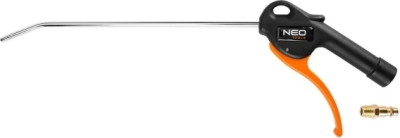 NEO Tools trykluft-blæsepistol med 250 mm dyse og 1/4" tilslutning