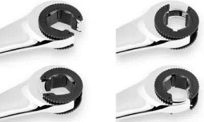 11 mm åben fastnøgle med skraldefunktion