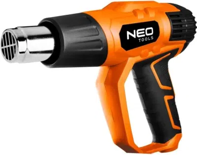 Digital varmepistol 2000 W med tilbehør og kuffert
