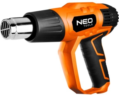 Digital varmepistol 2000 W med tilbehør og kuffert