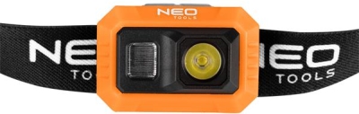 NEO genopladelig pandelampe 500 lm med USB, COB LED og bevægelsessensor – 12 stk.
