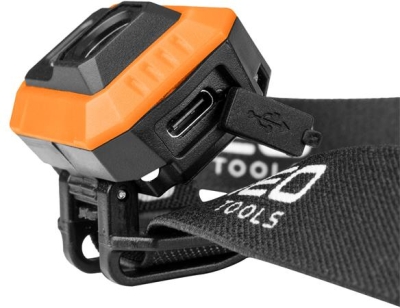 NEO genopladelig pandelampe 500 lm med USB, COB LED og bevægelsessensor – 12 stk.