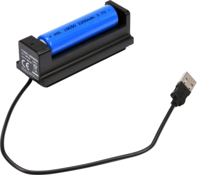LED lommelygte 6W/500 lm usb/genopl.