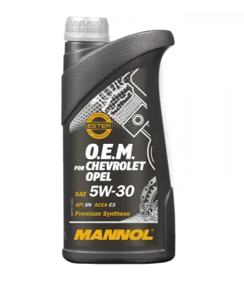 Mannol O.E.M. for Chevrolet Opel/PSA 5W-30 1L.