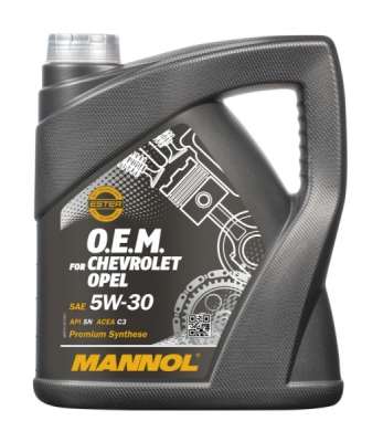 Mannol O.E.M. for Chevrolet Opel/PSA 5W-30 4L