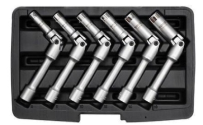 Gløderørsværktøj - 3/8" ekstra lange størrelser 8-16mm.