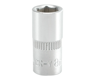 Top, kort 1/4 6 kant 8mm