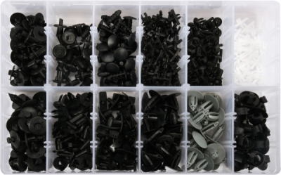 Clips-sortiment VOLVO (12 typer - 350 stk.)