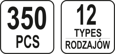 Clips-sortiment VOLVO (12 typer - 350 stk.)