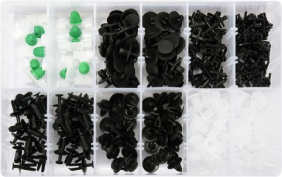 Clips-sortiment BMW (6  typer - 290 stk.)