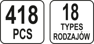 Clips-sortiment HONDA (18 typer - 418 stk.)