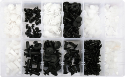 Clips-sortiment MITSUBISHI (12 typer - 370 stk.)