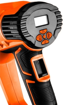 Digital varmepistol 2000 W med tilbehør og kuffert
