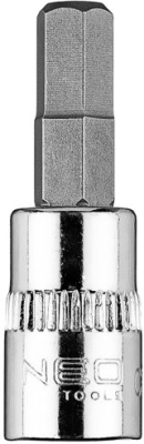 H6 unbrakotop 1/4" kort – 37 mm