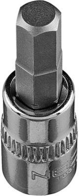 H6 unbrakotop 1/4" kort – 37 mm