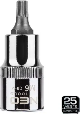 Spline-bitstop 1/2″ M6 x 55 mm