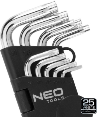 Torx-nøglesæt – 9 dele, T10-T50