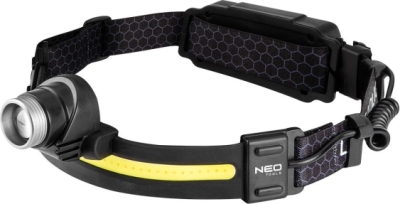 NEO Tools LED Belt 2.0 genopladelig pandelampe – 400 lumen