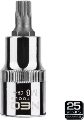 Spline-bitstop 1/2″ M8 x 55 mm
