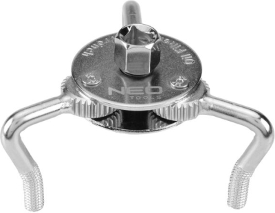 Justerbar oliefilternøgle 75-120 mm med adapter