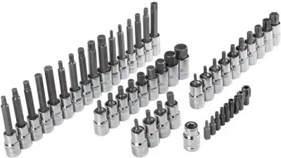 Torx- og unbrakobitsæt – 49 dele