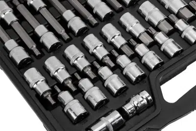 Torx- og unbrakobitsæt – 49 dele