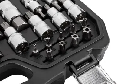 Torx- og unbrakobitsæt – 49 dele