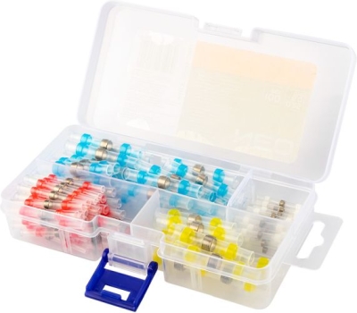 Selvloddende krympemuffer 0,25–6,0 mm² – 100 stk.