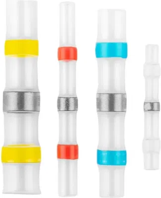 Selvloddende krympemuffer 0,25–6,0 mm² – 100 stk.