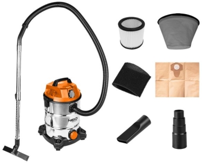 Industristøvsuger 1400 W med 30 liters beholder