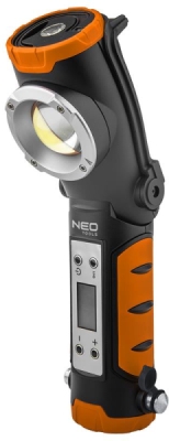 Batteridrevet arbejdslampe med kompressor – 800 lumen