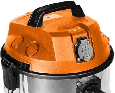 Industristøvsuger 1400 W med 30 liters beholder