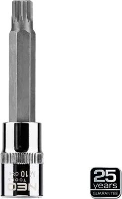 Spline-top 1/2" M10 x 100 mm
