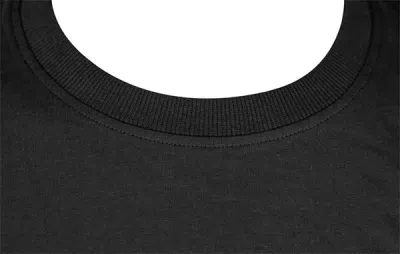 Langærmet T-shirt i sort – størrelse XL