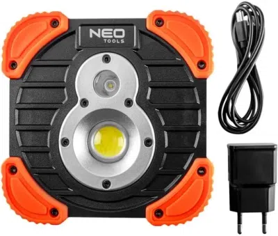 NEO genopladelig LED-arbejdslampe 750 + 250 lumen